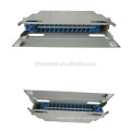 24 Core Fiber Optic Patch Panel, Pull-Push-Typ Faser Patch Panel, 19inch Patch Panel für Glasfaser-Sc-Adapter